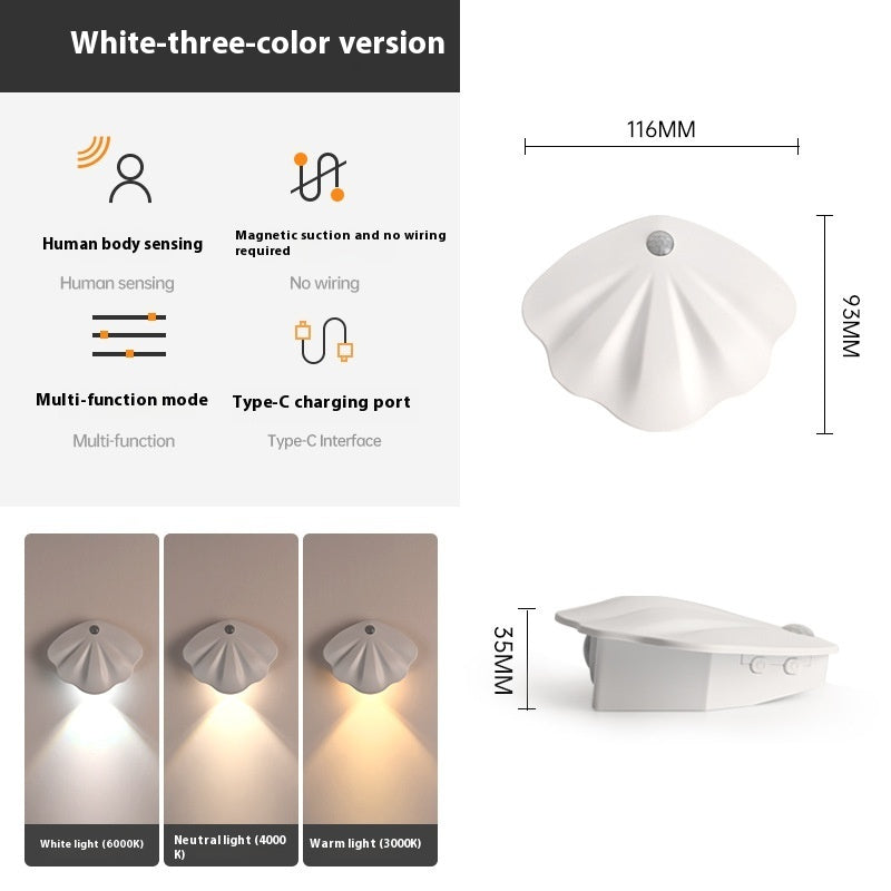 New Charging Smart Led Infrared Sensor Lamp Night Light