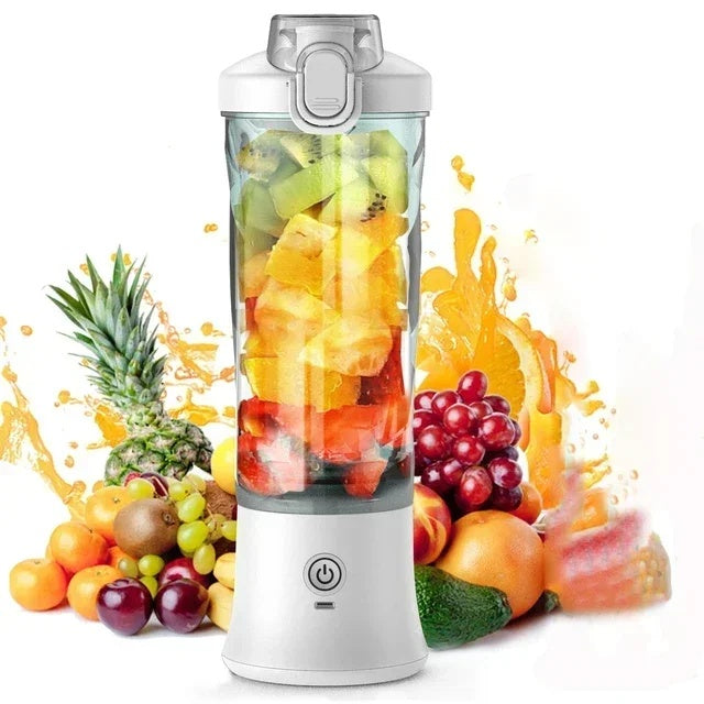 Portable Blender 600ml – USB Rechargeable Smoothie Maker